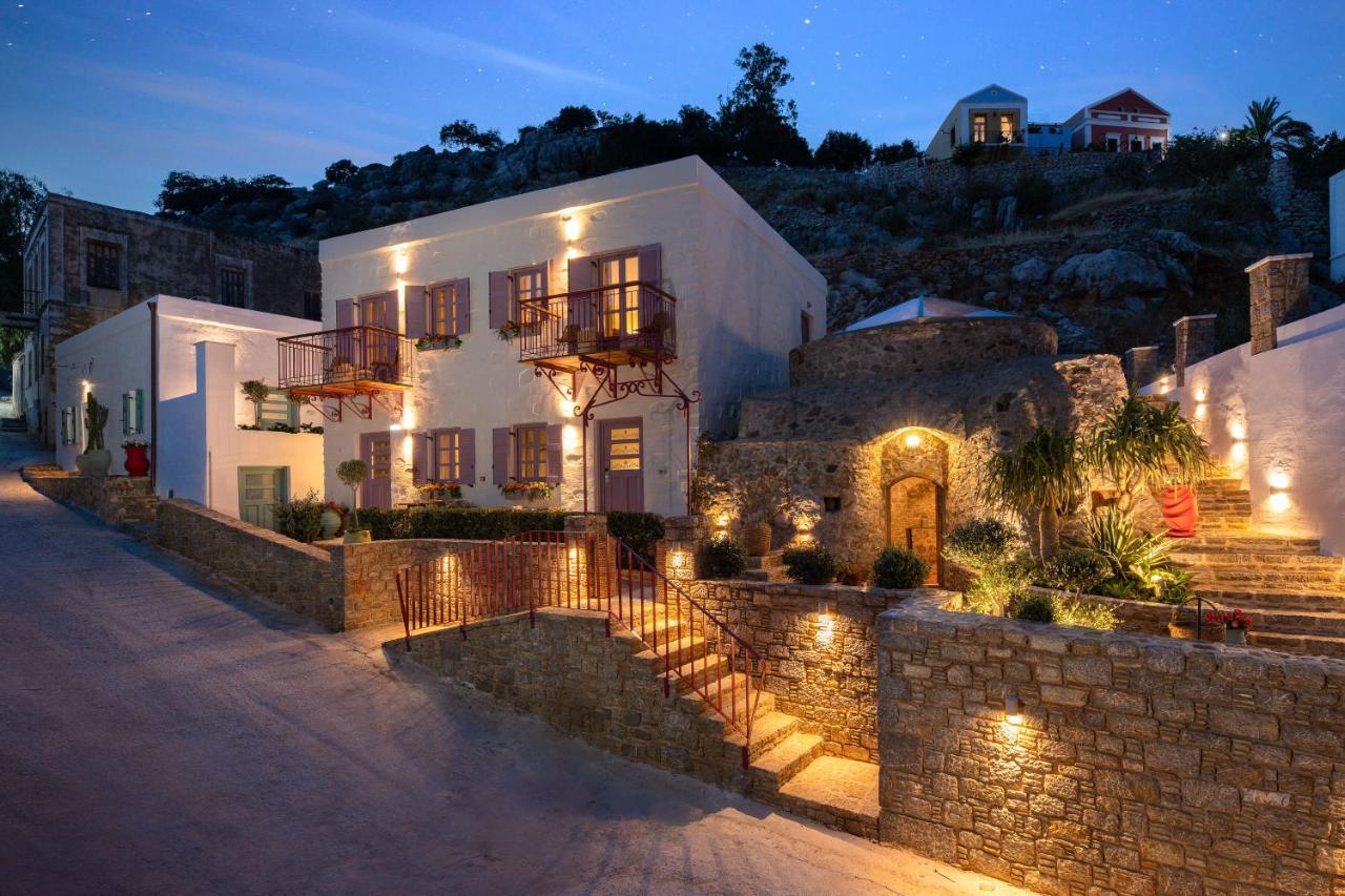 Kaminos Boutique Hotel Simi Zewnętrze zdjęcie