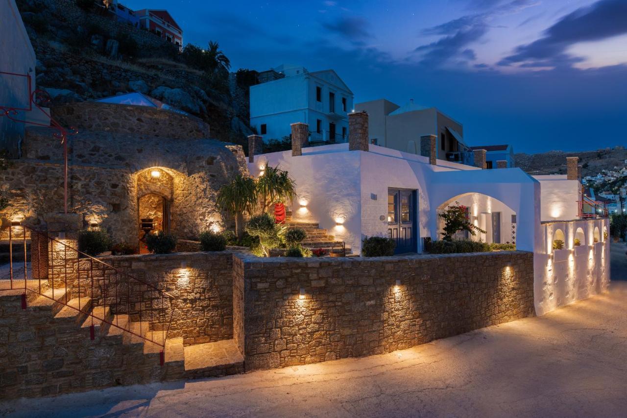 Kaminos Boutique Hotel Simi Zewnętrze zdjęcie