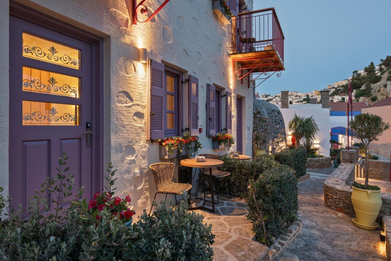 Kaminos Boutique Hotel Simi Zewnętrze zdjęcie