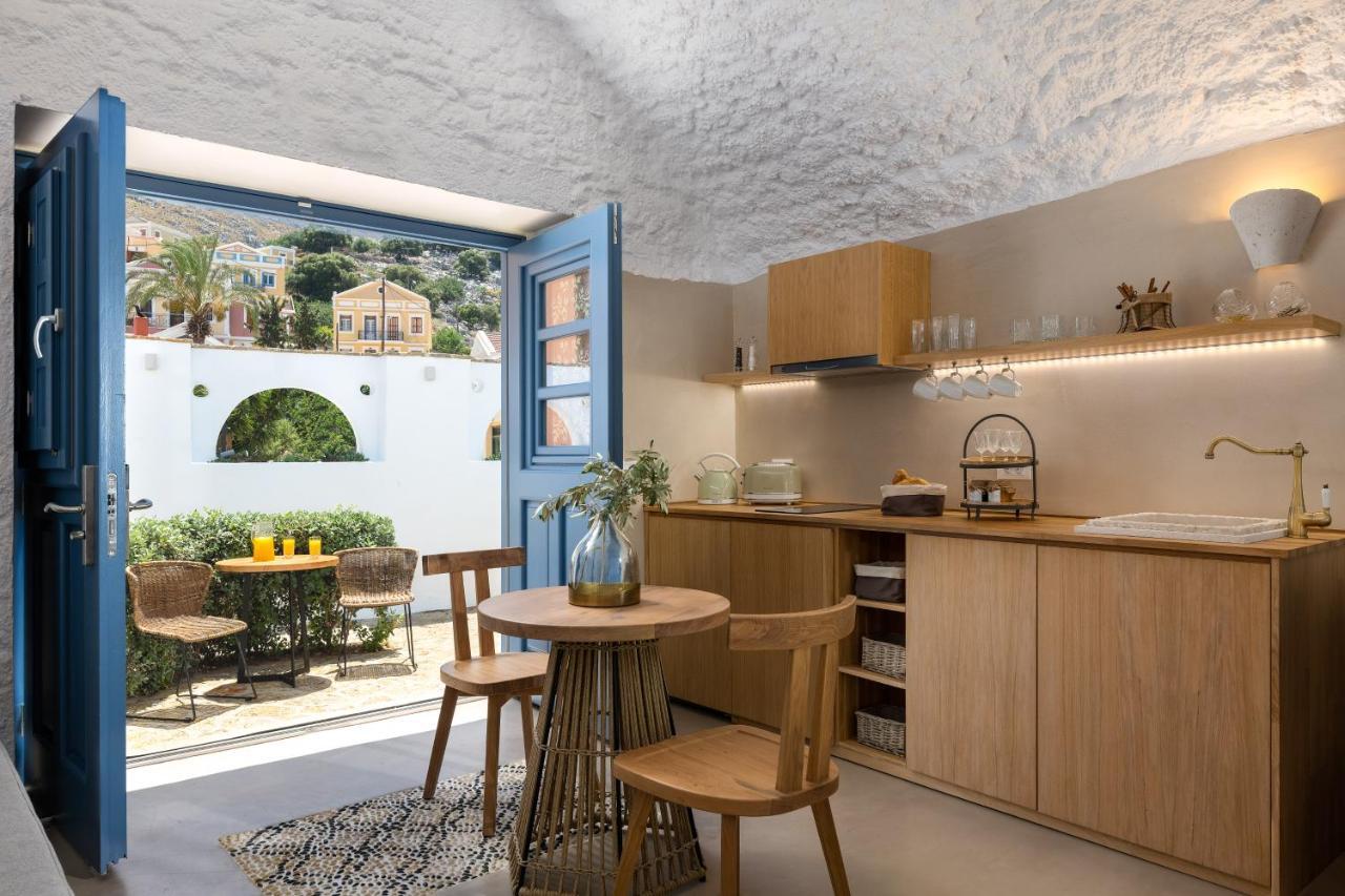 Kaminos Boutique Hotel Simi Zewnętrze zdjęcie